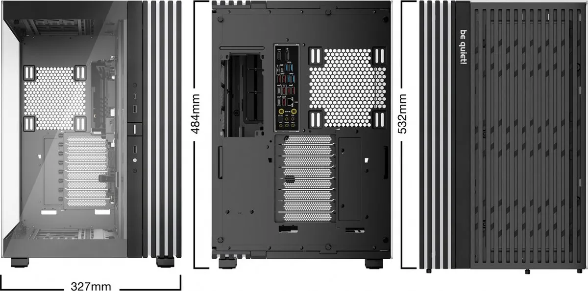 be quiet! LIGHT BASE 900 DX Behuizing - Zwart