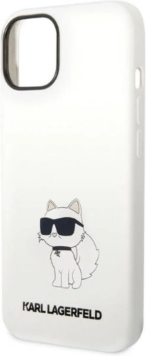 Karl Lagerfeld KLHMP14MSNCHBCH iPhone 14 Plus Hoesje - MagSafe - Wit