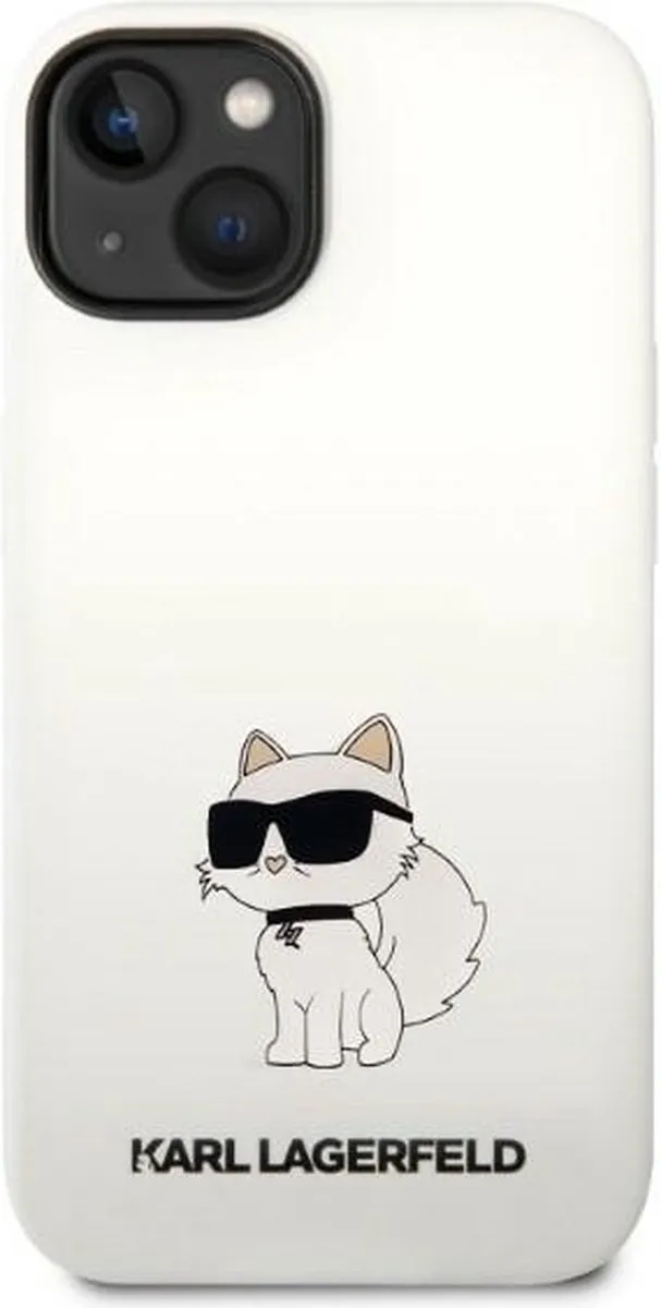 Karl Lagerfeld KLHMP14MSNCHBCH iPhone 14 Plus Hoesje - MagSafe - Wit