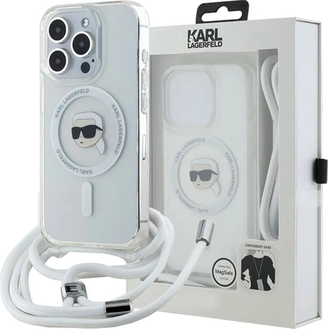 Karl Lagerfeld KLHMP15LHCKHNT Hoesje iPhone 15 Pro - Transparant - afbeelding 6 van 6