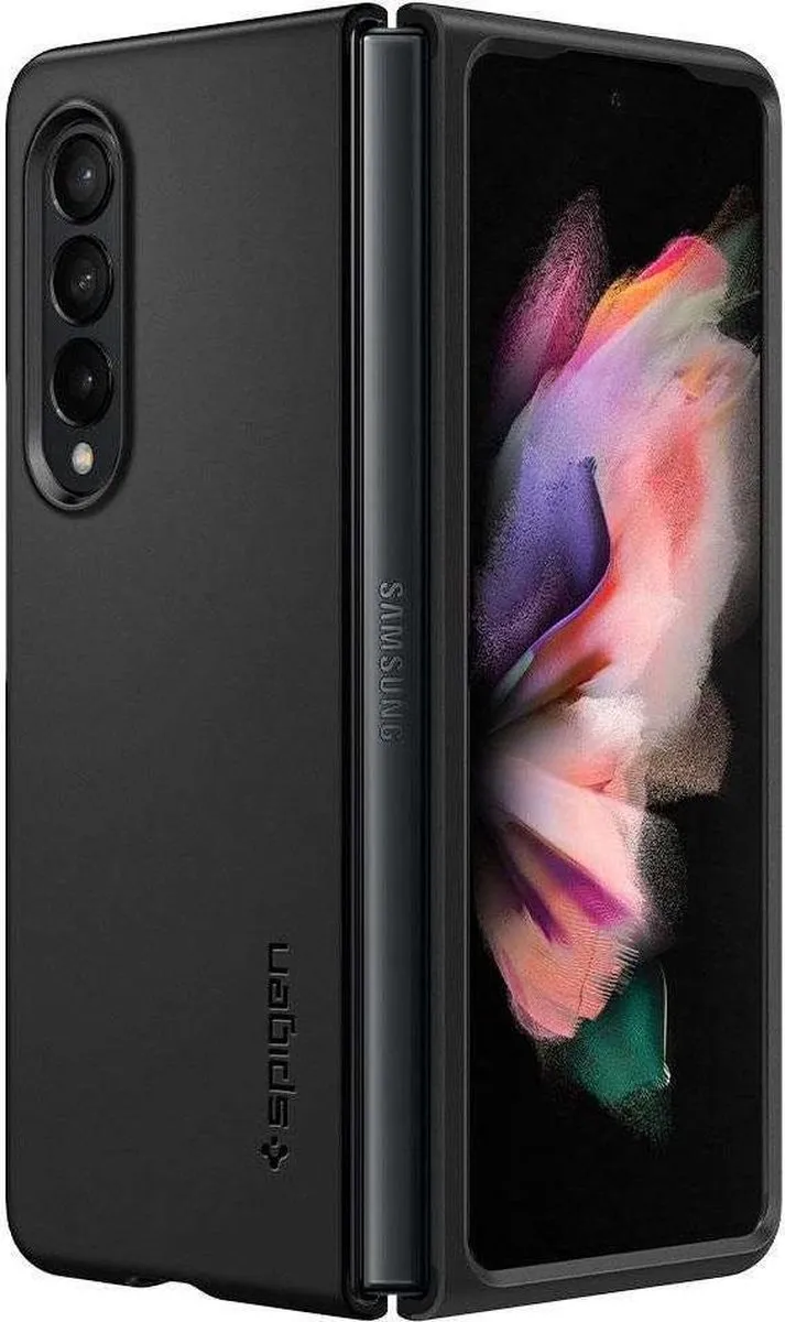 Spigen Thin Fit Hoesje Samsung Galaxy Z Fold 3 - Zwart