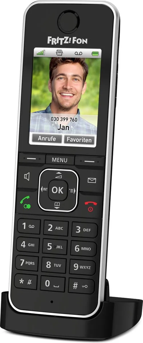 AVM FRITZ!Fon C6 DECT-telefoon 1000mAh - Zwart