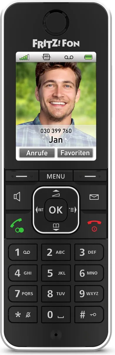 AVM FRITZ!Fon C6 DECT-telefoon 1000mAh - Zwart