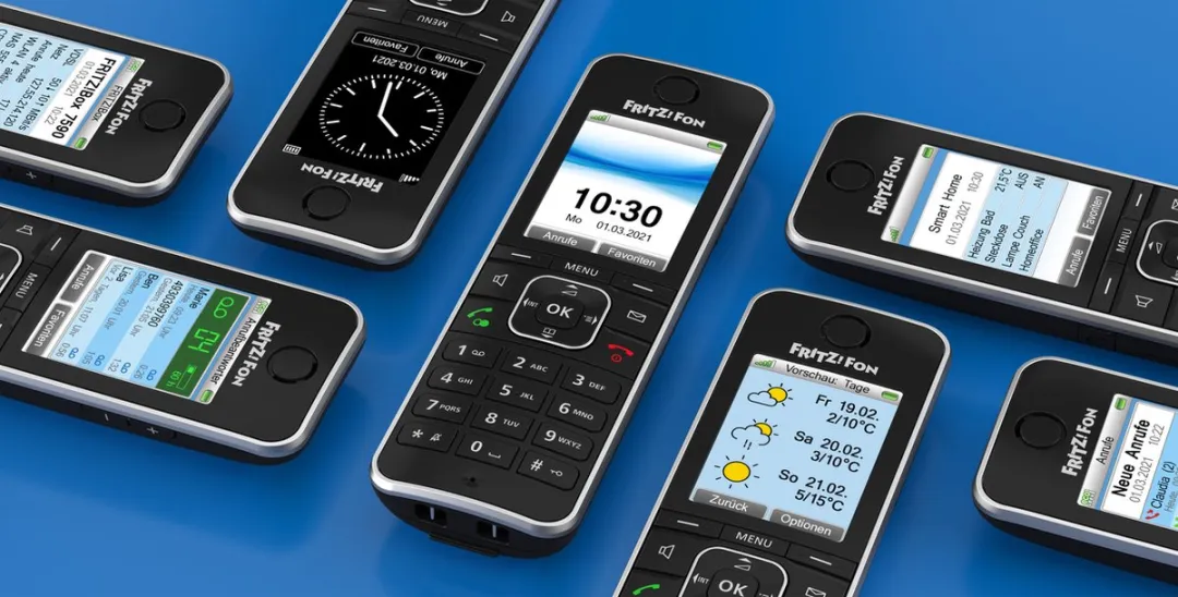 AVM FRITZ!Fon C6 DECT-telefoon 1000mAh - Zwart