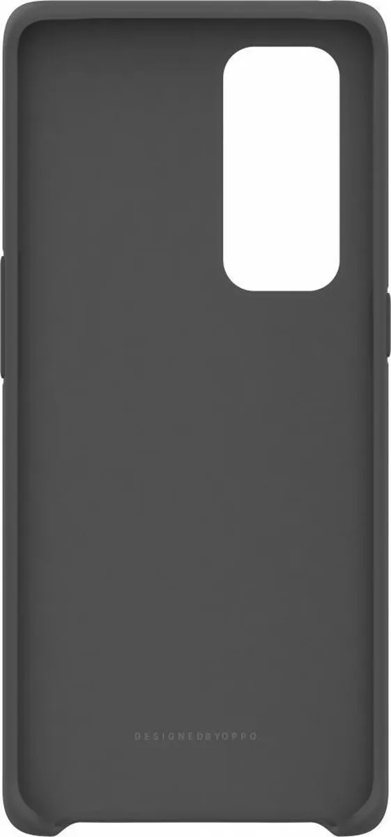 OPPO Find X3 Neo Silicon Hoesje - Zwart