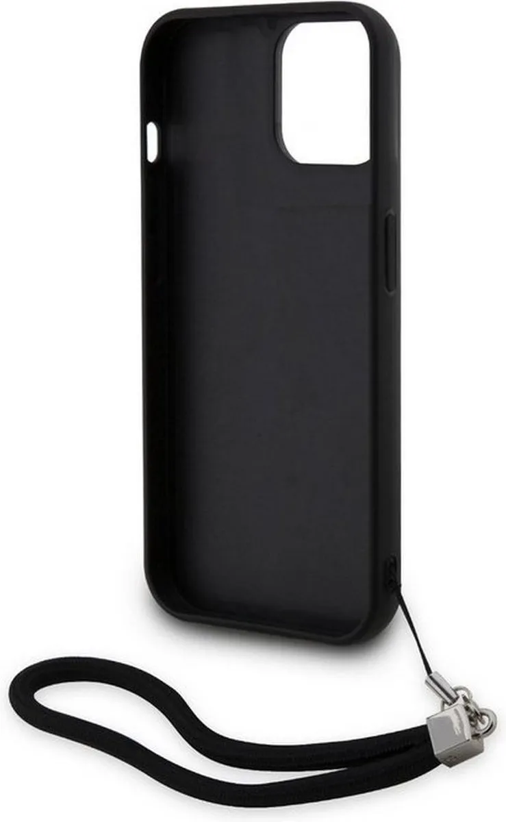 Karl Lagerfeld Reversible Sequins Back Case iPhone 13 - Zwart/Grijs