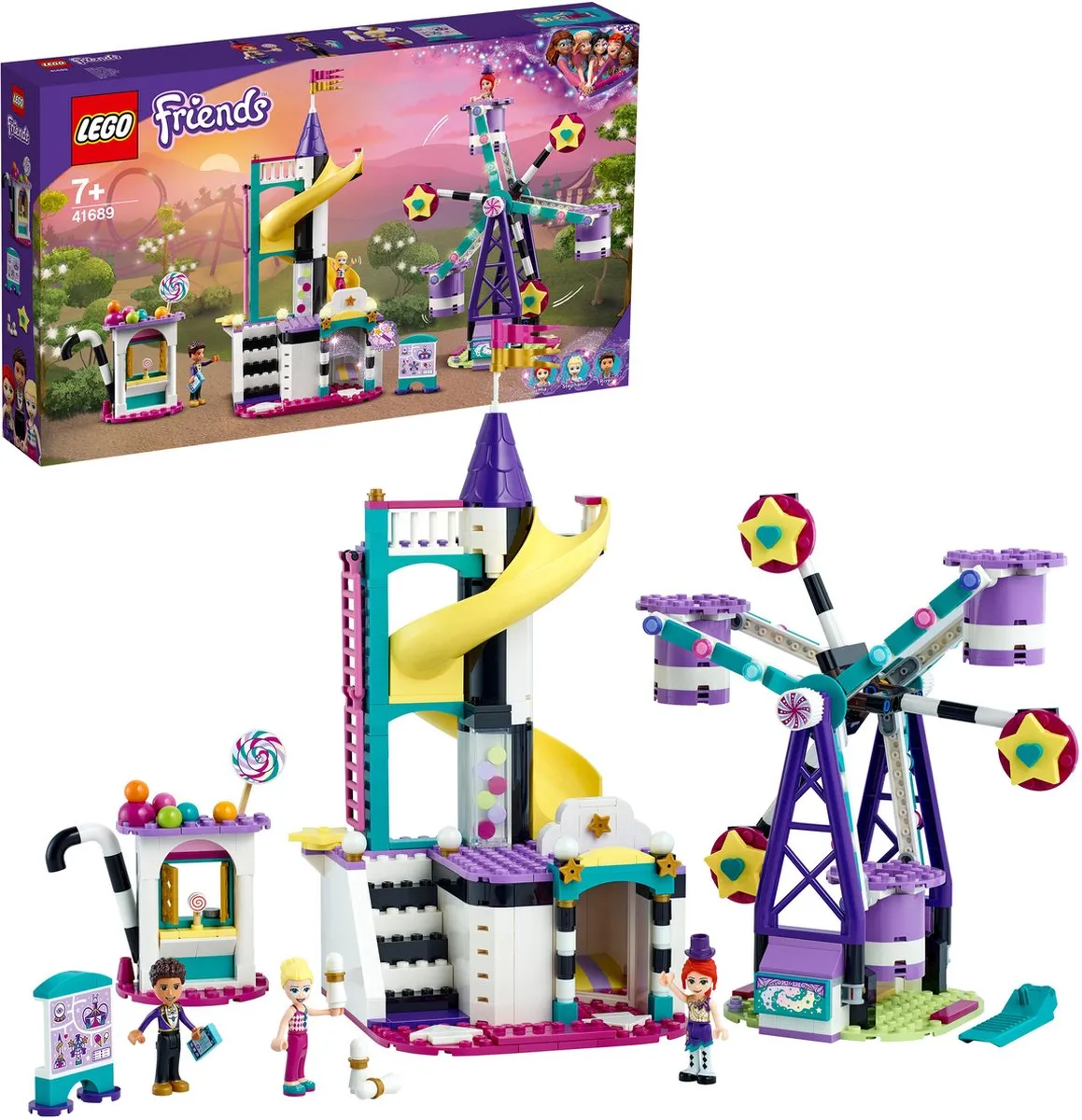 LEGO Friends Magisch Reuzenrad en Glijbaan 41689 - 545 Stukken - afbeelding 6 van 6