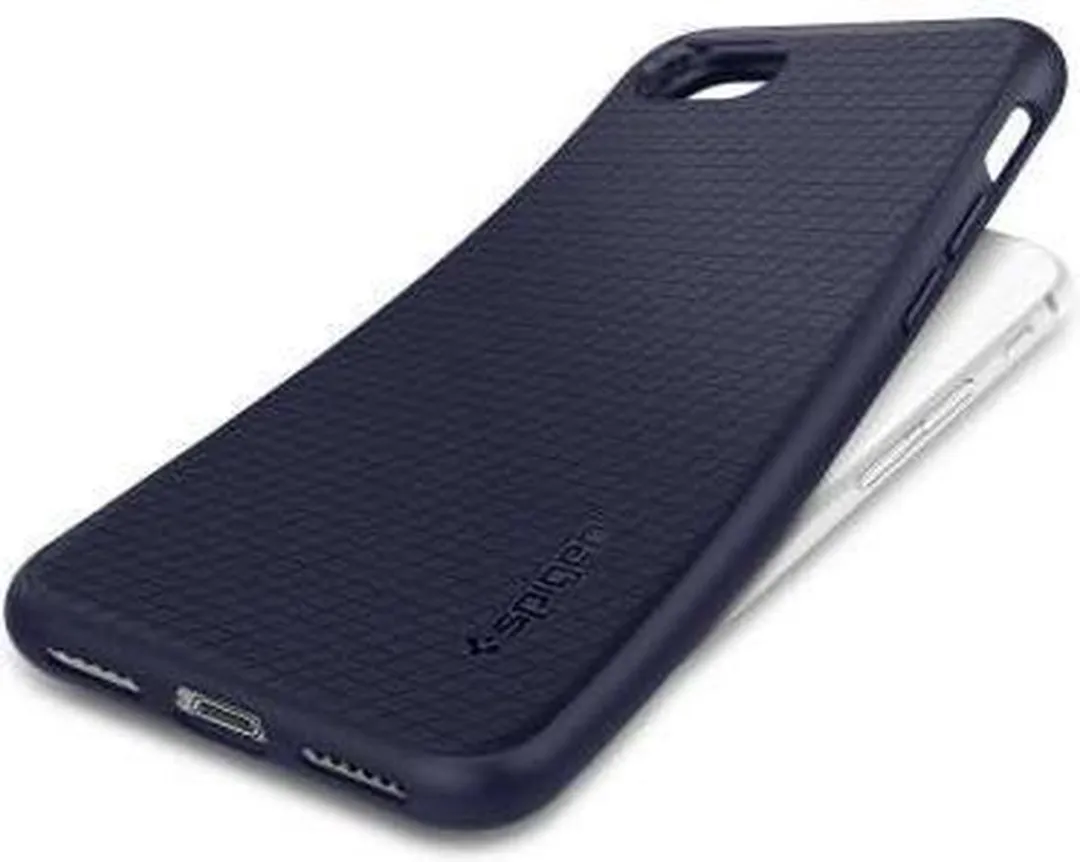 Spigen Liquid Air Armor Hoesje - iPhone SE 2020 - Blauw