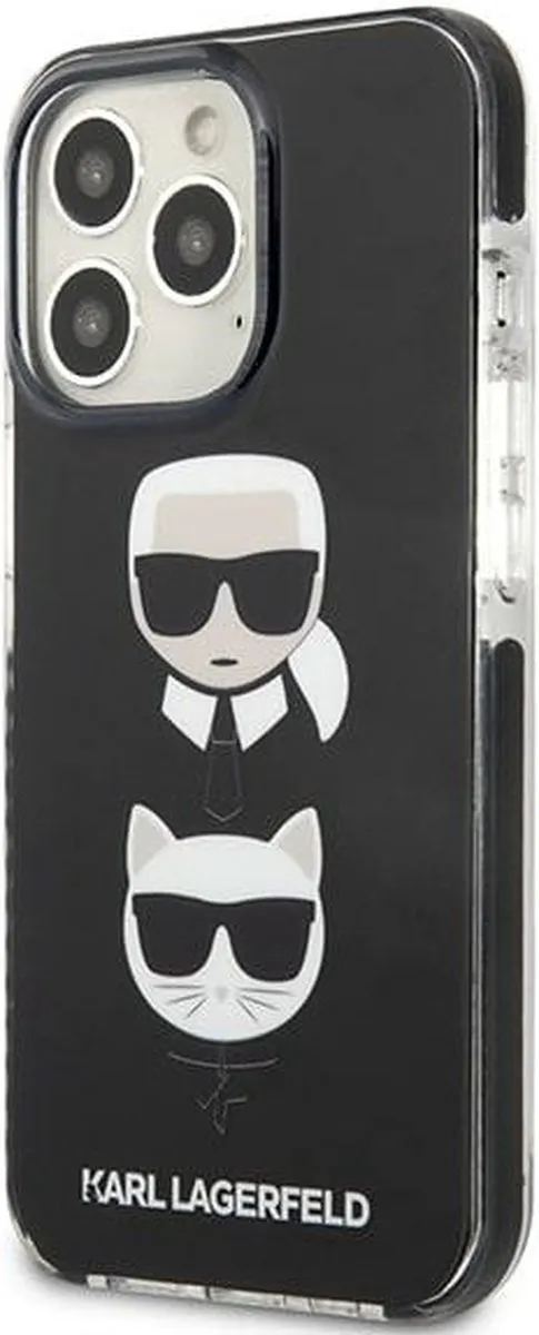 Karl Lagerfeld KLHCP13XTPE2TK iPhone 13 Pro Max Hardcase - Zwart
