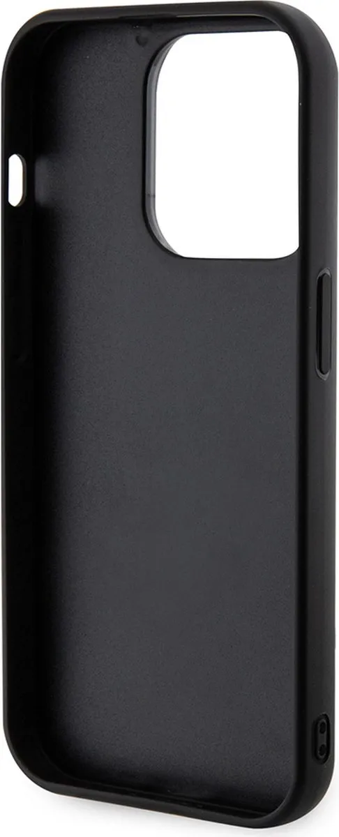 Karl Lagerfeld iPhone 15 Pro Backcase - Effen Zwart - afbeelding 6 van 6