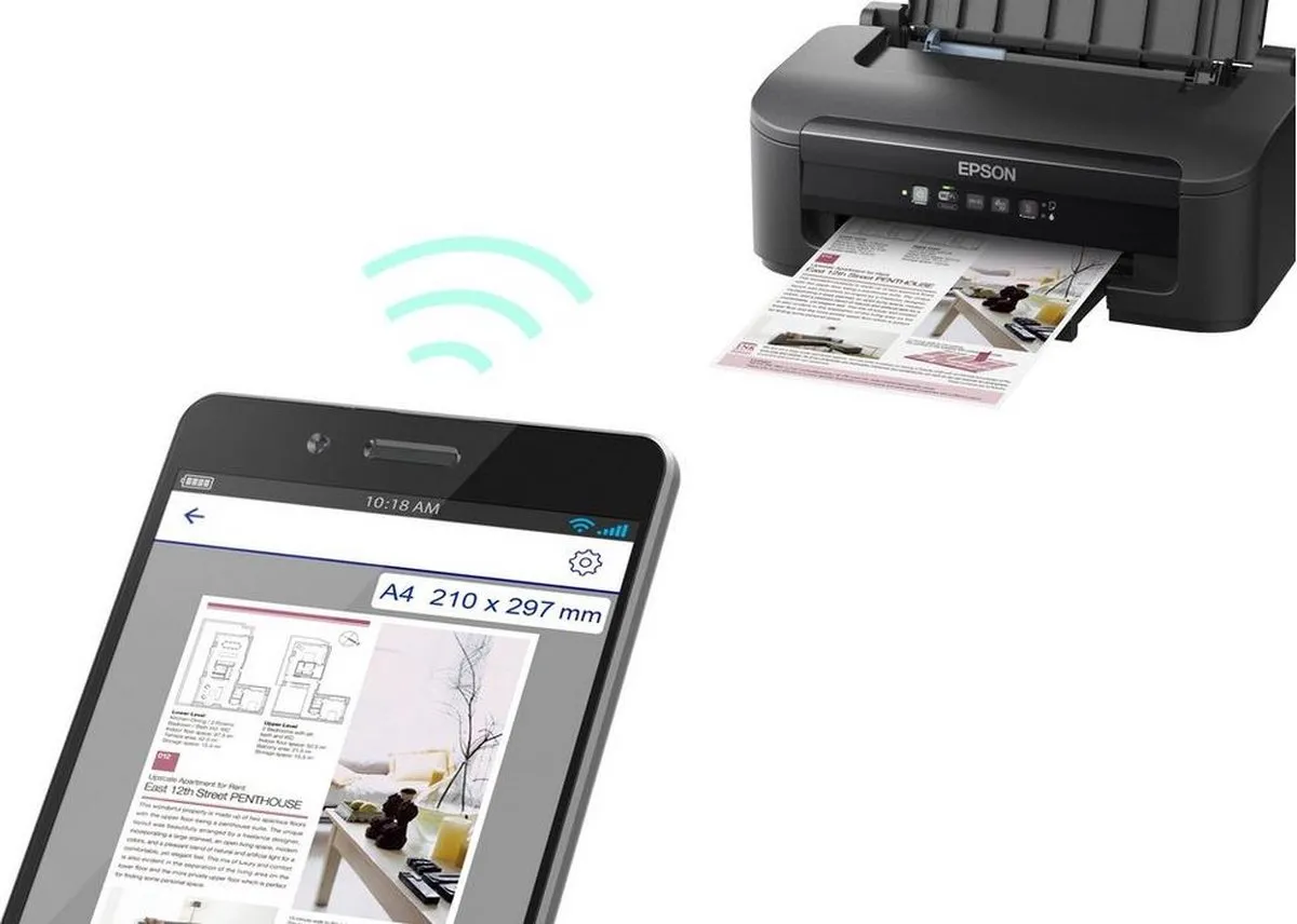 Epson WF-2110W Inkjetprinter - Zwart