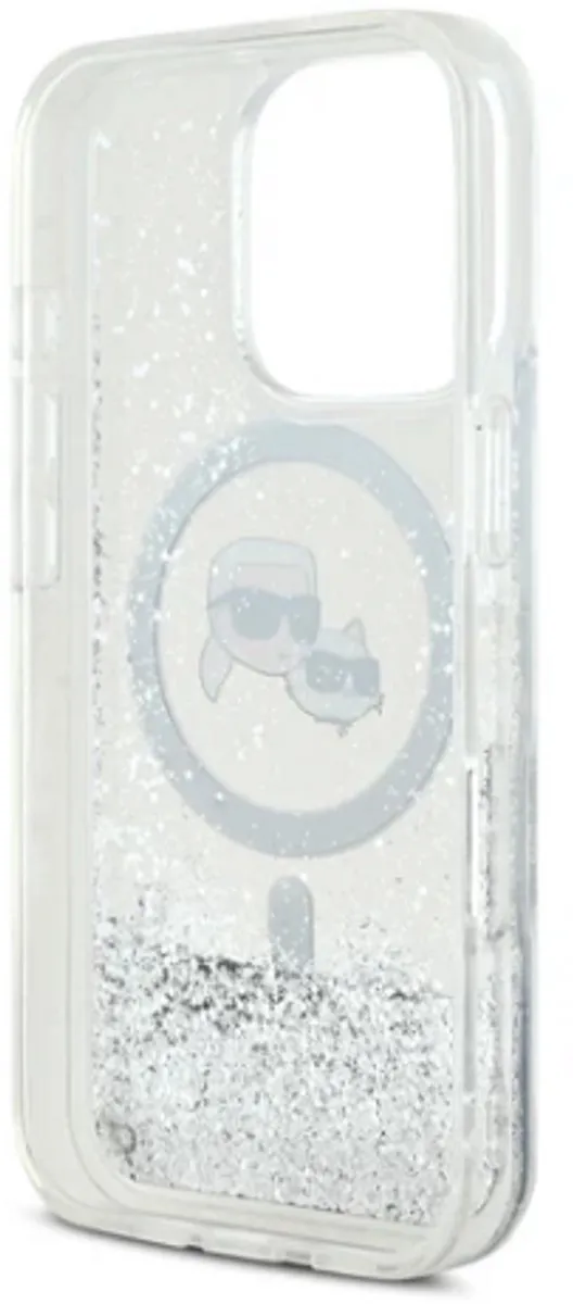 Karl Lagerfeld iPhone 16 Pro Hoesje - Liquid/Glitter