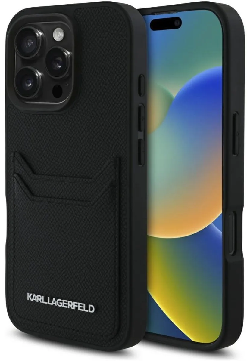 Karl Lagerfeld HC Grained PU Hoesje iPhone 16 Pro