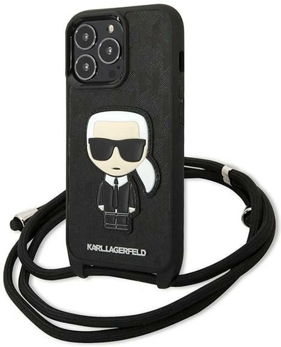 Karl Lagerfeld KLHCP13LCMNIPK iPhone 13 Pro Hoesje