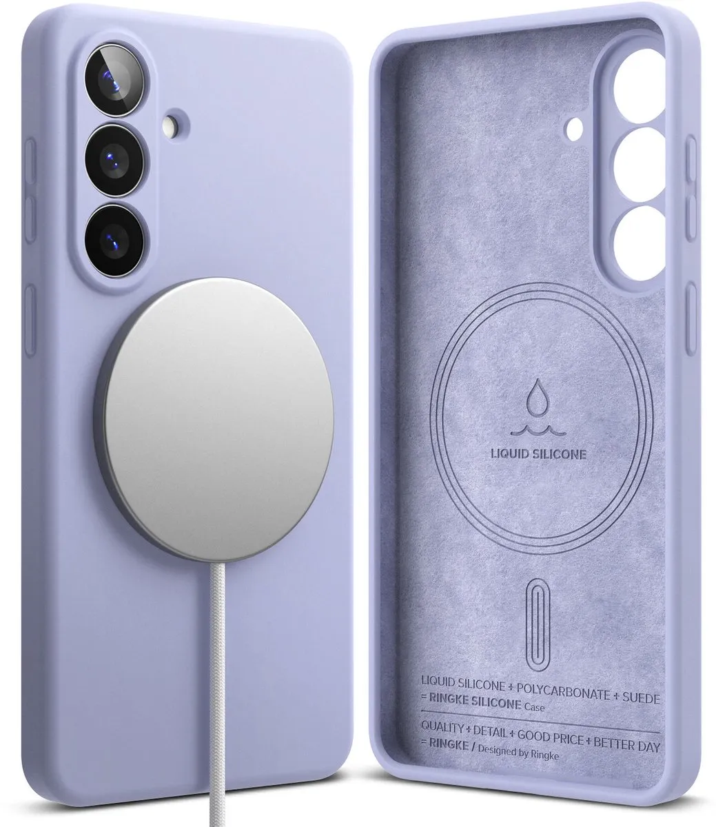 Ringke Silicone MagSafe Hoesje Paars