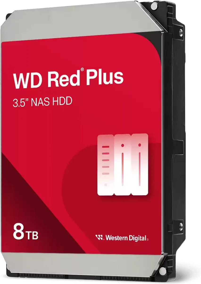 Western Digital Red Plus WD80EFPX NAS HDD 8TB