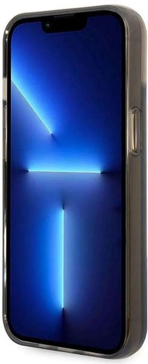 Karl Lagerfeld KLHCP14MLCKVK iPhone 14 Plus Hoesje - Zwart - Glitter