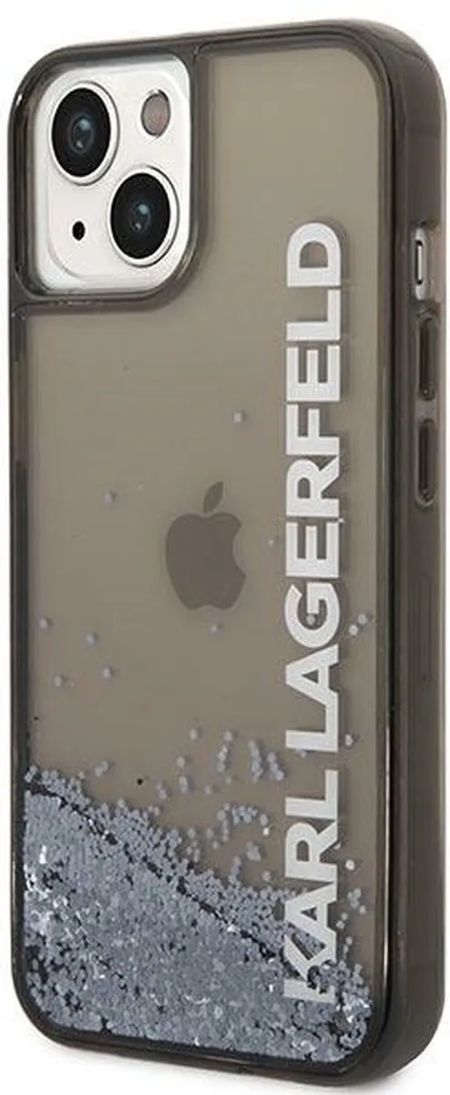 Karl Lagerfeld KLHCP14MLCKVK iPhone 14 Plus Hoesje - Zwart - Glitter - afbeelding 6 van 6