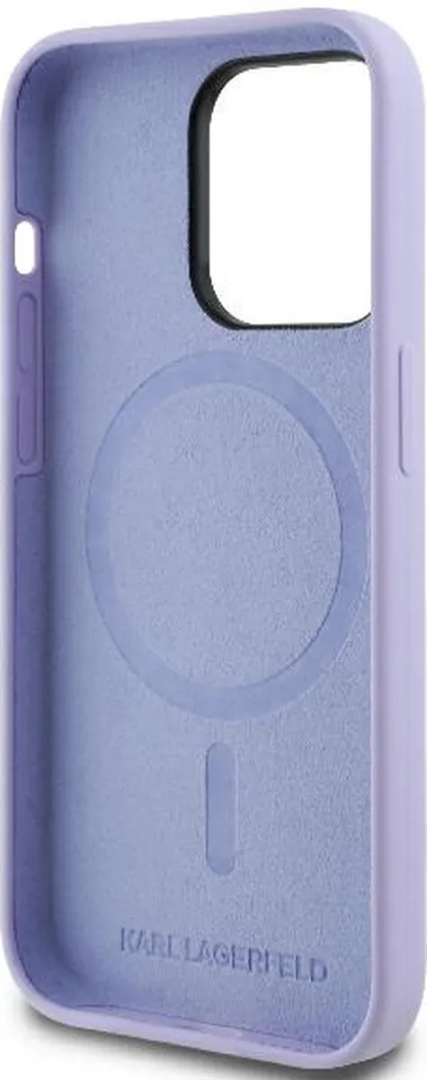 Karl Lagerfeld KLHMP14XSCMKCRHU iPhone 14 Pro Max Hoesje - Paars