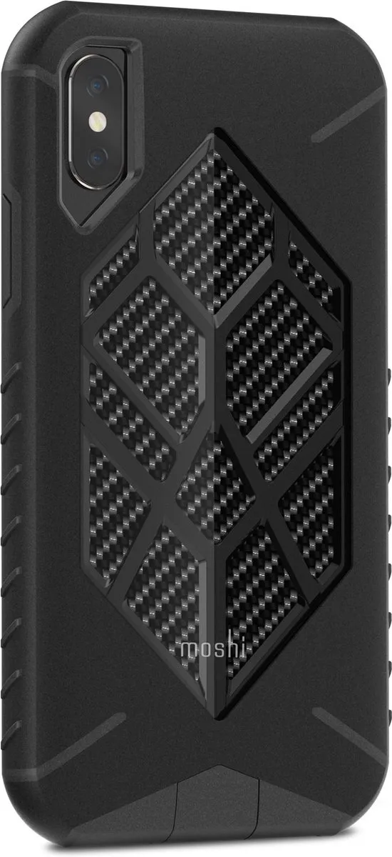 Moshi Talos Hoes iPhone X - Zwart - afbeelding 3 van 5