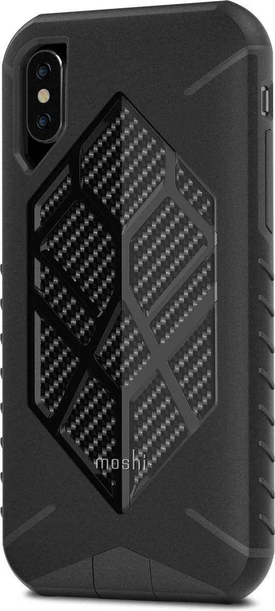 Moshi Talos Hoes iPhone X - Zwart - afbeelding 2 van 5