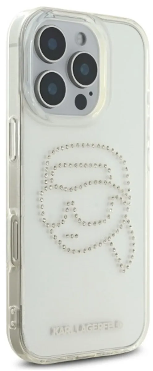 Karl Lagerfeld Hardcase Case iPhone 16 Pro Max - Transparant