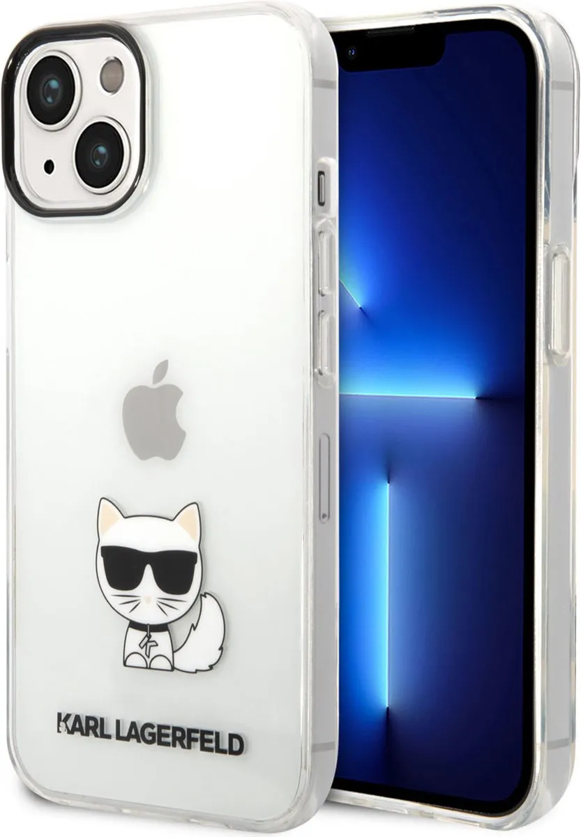 Karl Lagerfeld Transparant TPU Hoesje iPhone 14 Plus - 3666339076528