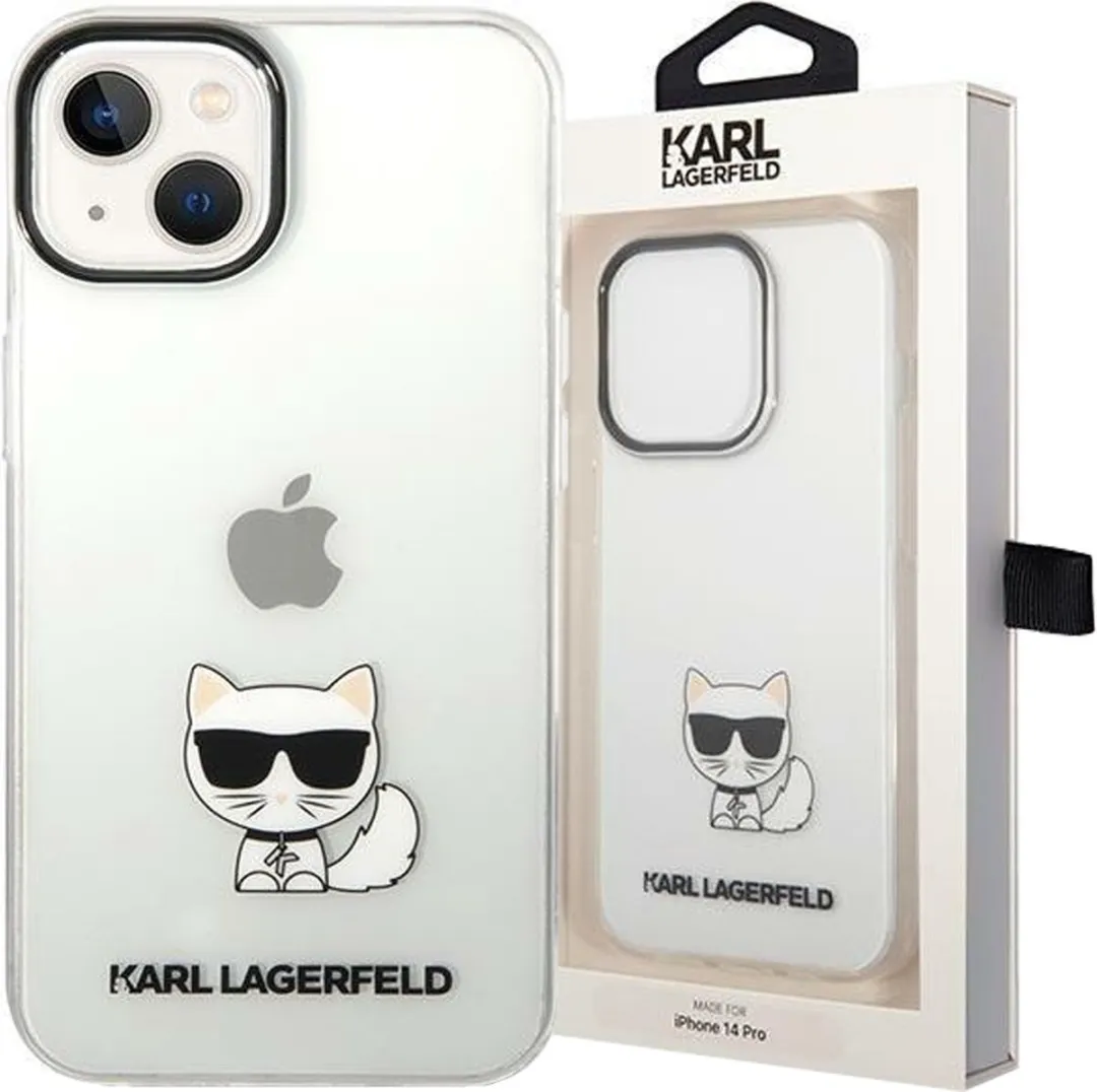 Karl Lagerfeld Transparant TPU Hoesje iPhone 14 Plus