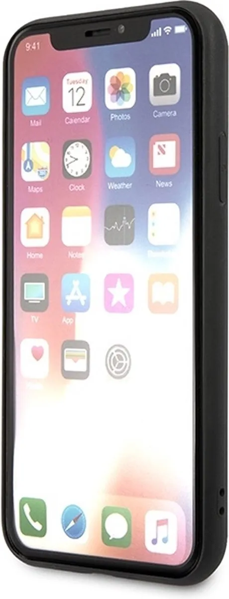 Karl Lagerfeld KLHCI65SAKICKCBK iPhone XS Max Hoesje - Zwart - afbeelding 6 van 6