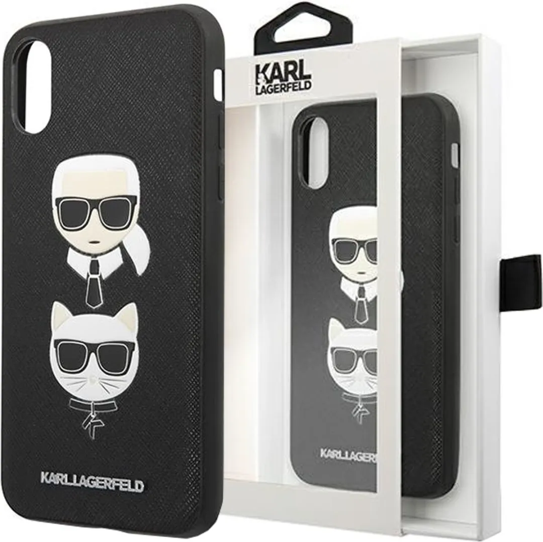 Karl Lagerfeld KLHCI65SAKICKCBK iPhone XS Max Hoesje