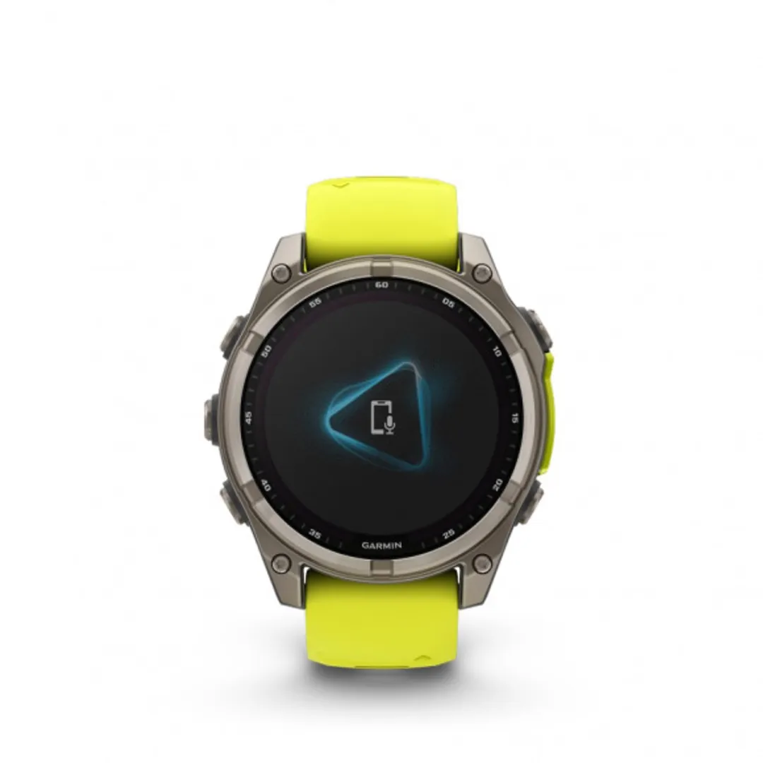 Garmin Fenix 8 Solar 51mm - Titanium Graphite/Yellow