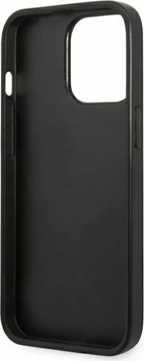 Karl Lagerfeld Perforated Allover Back Case iPhone 13 Pro - Zwart