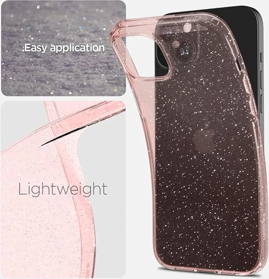 Spigen ACS06601 iPhone 15 Plus Hoesje - Roze