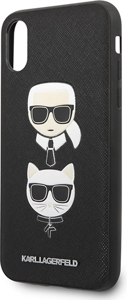 Karl Lagerfeld KLHCPXSAKICKCBK iPhone Hardcase - Zwart