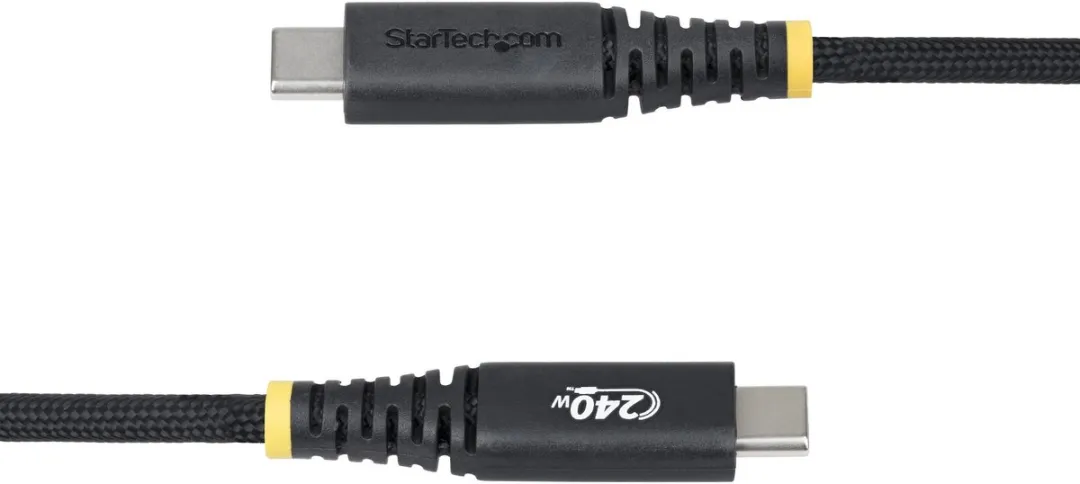 Startech S2CEPR3M-USB-CABLE USB-C Oplaadkabel 240W - 3m - Zwart