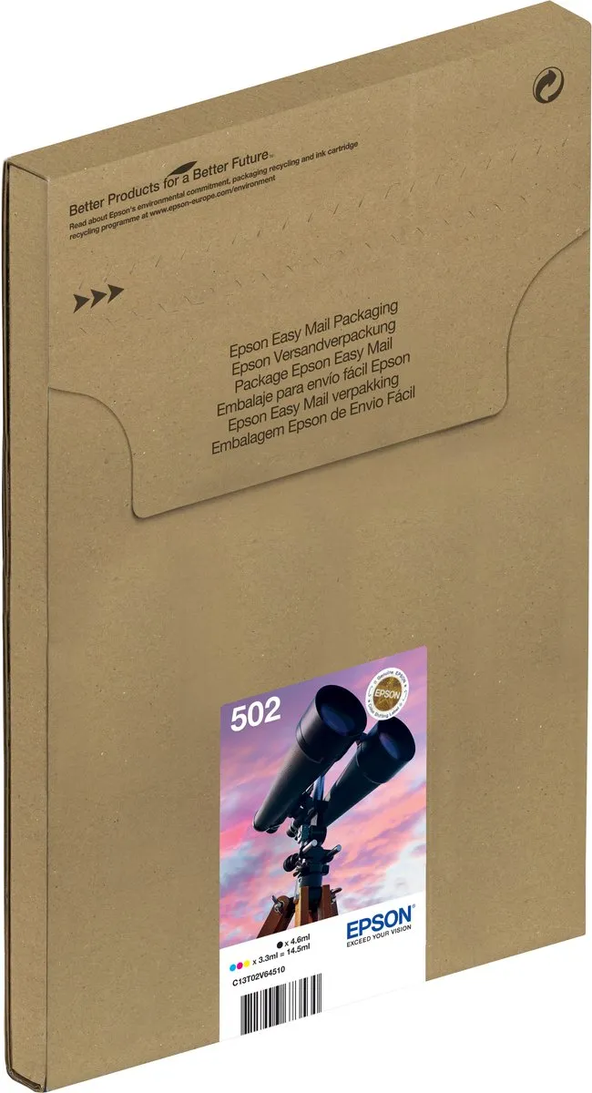 Epson Multipack 502 EasyMail - 4 Stuks