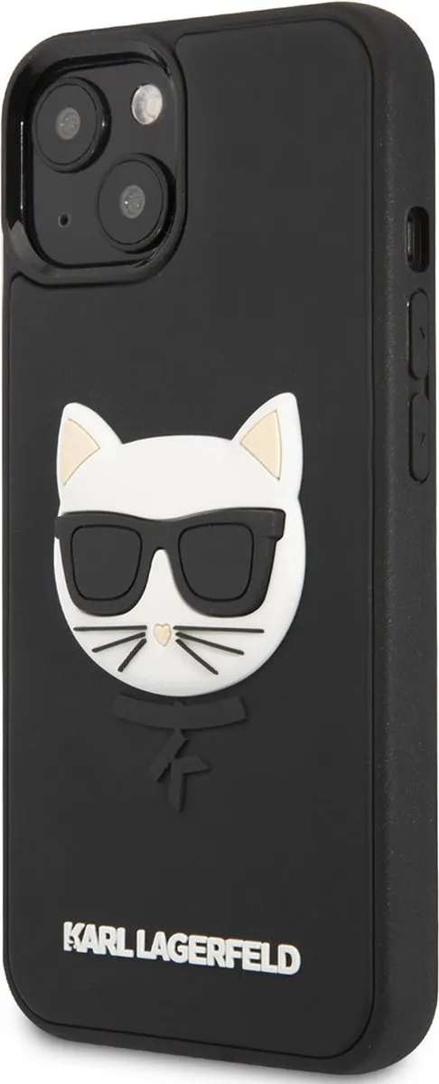 Karl Lagerfeld TPU Hoesje iPhone 13 Mini - Zwart - MagSafe