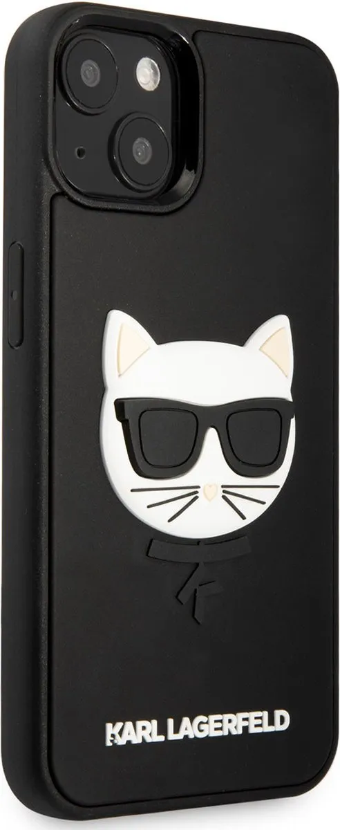 Karl Lagerfeld TPU Hoesje iPhone 13 Mini - Zwart - MagSafe