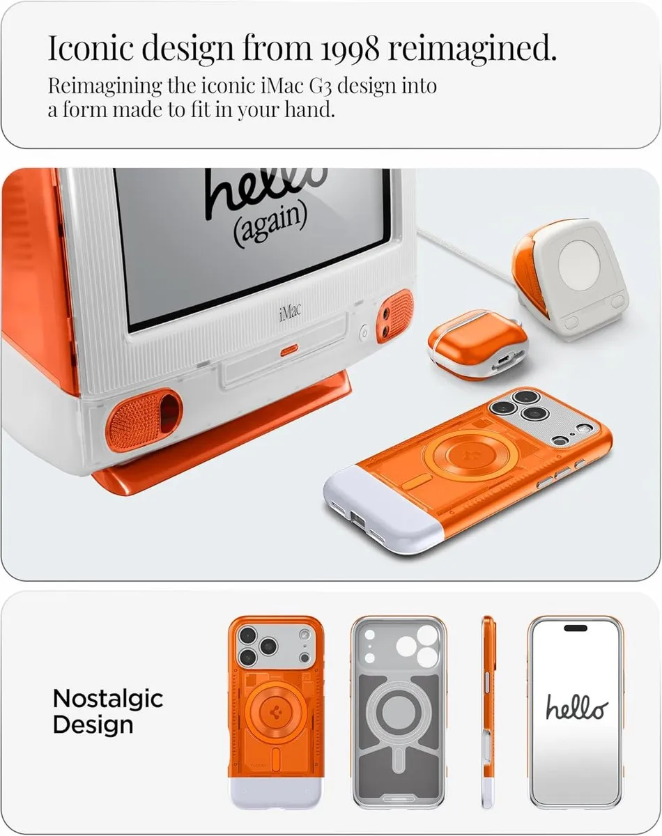 Spigen ACS06701 Back Cover Hoesje - iPhone 17 Pro Max - Tangerine