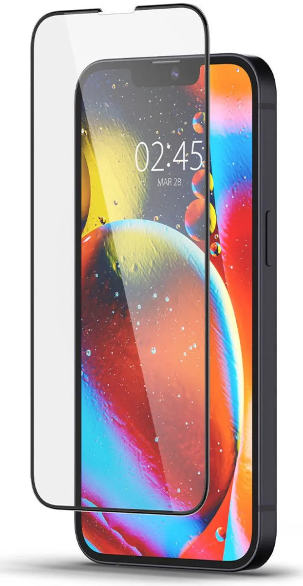 Spigen Glas.tR Screenprotector iPhone 16e - Zwart