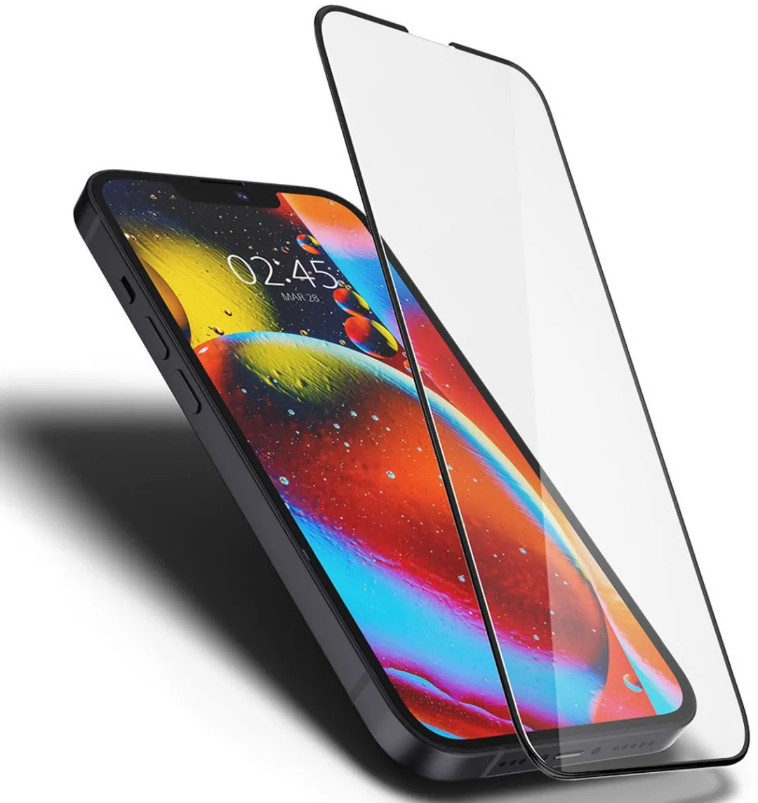 Spigen Glas.tR Screenprotector iPhone 16e - Zwart