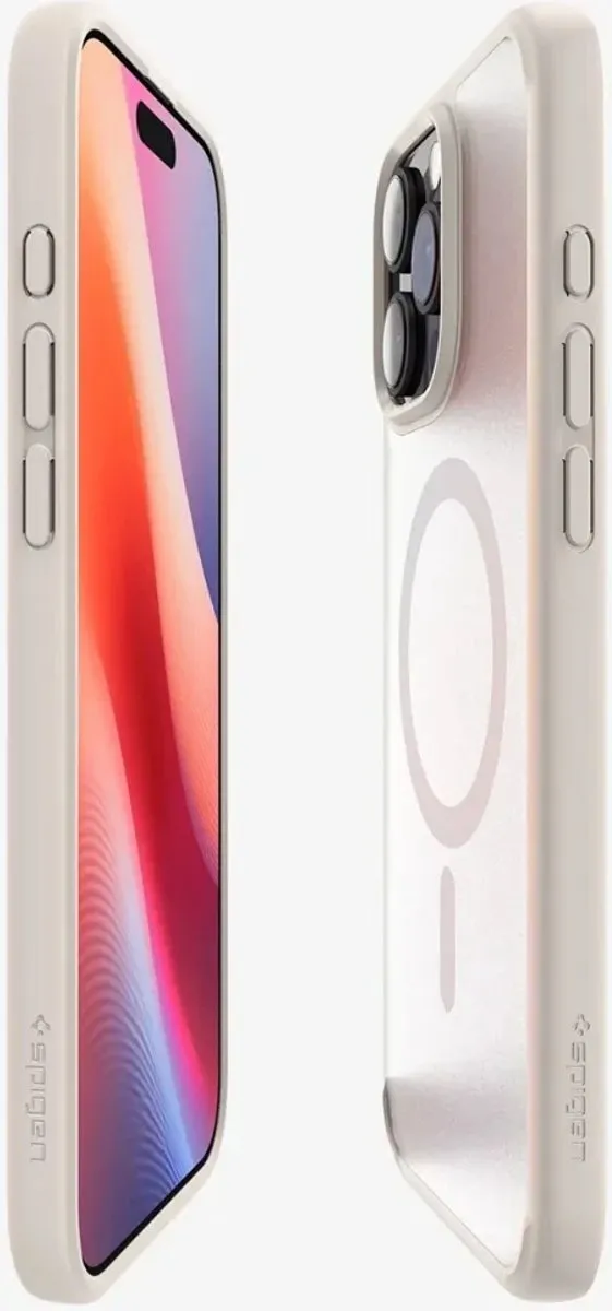 Spigen Ultra Hybrid ACS06801 Hoesje - iPhone 16 Pro Max - Grijs