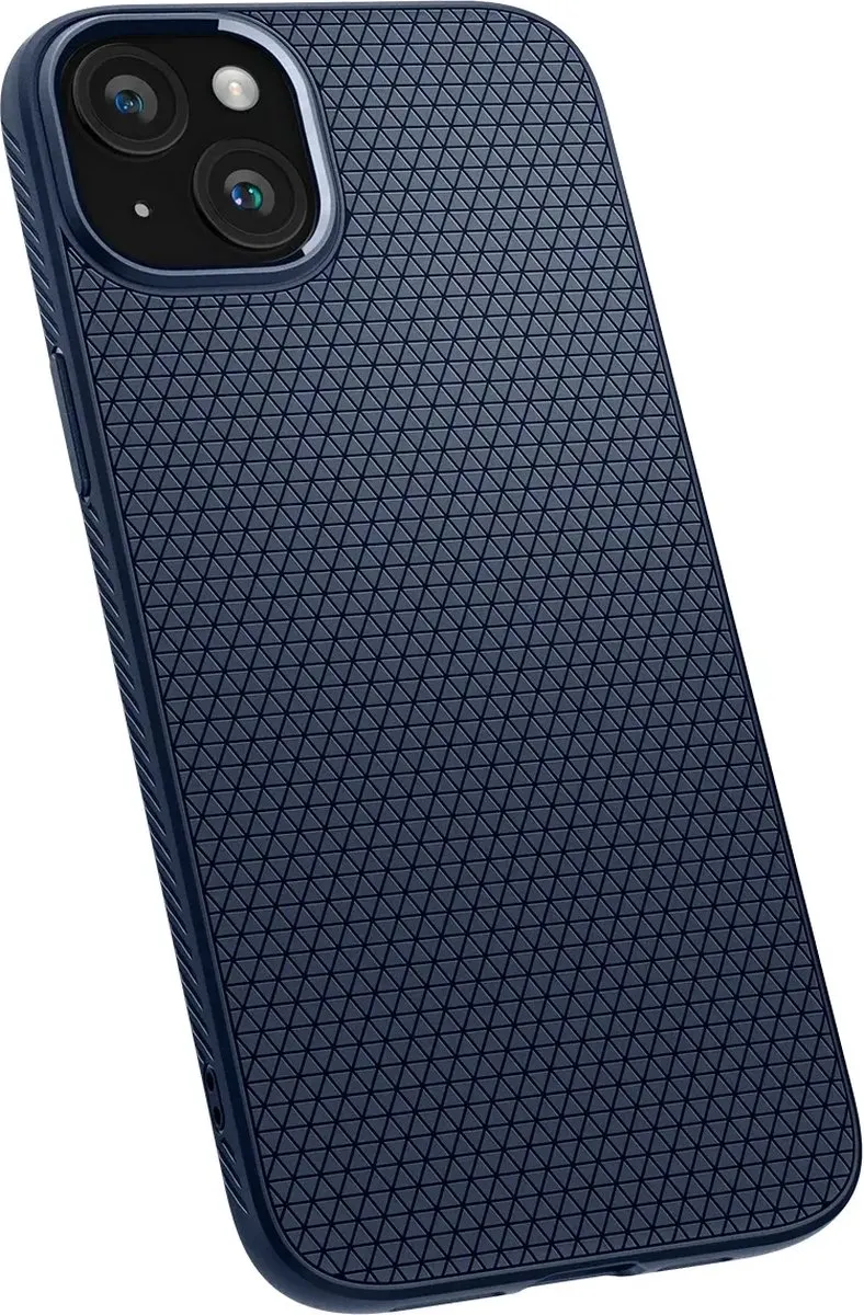 Spigen Liquid Air Back Cover iPhone 15 Plus - Blauw