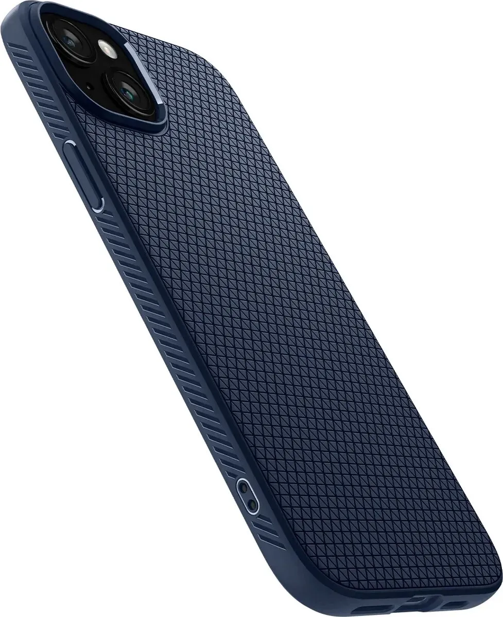 Spigen Liquid Air Back Cover iPhone 15 Plus - Blauw