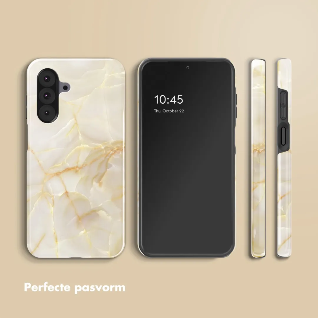 Selencia Hoesje SH00085325 - Samsung Galaxy A26 - Golden Beige Marble - afbeelding 6 van 6