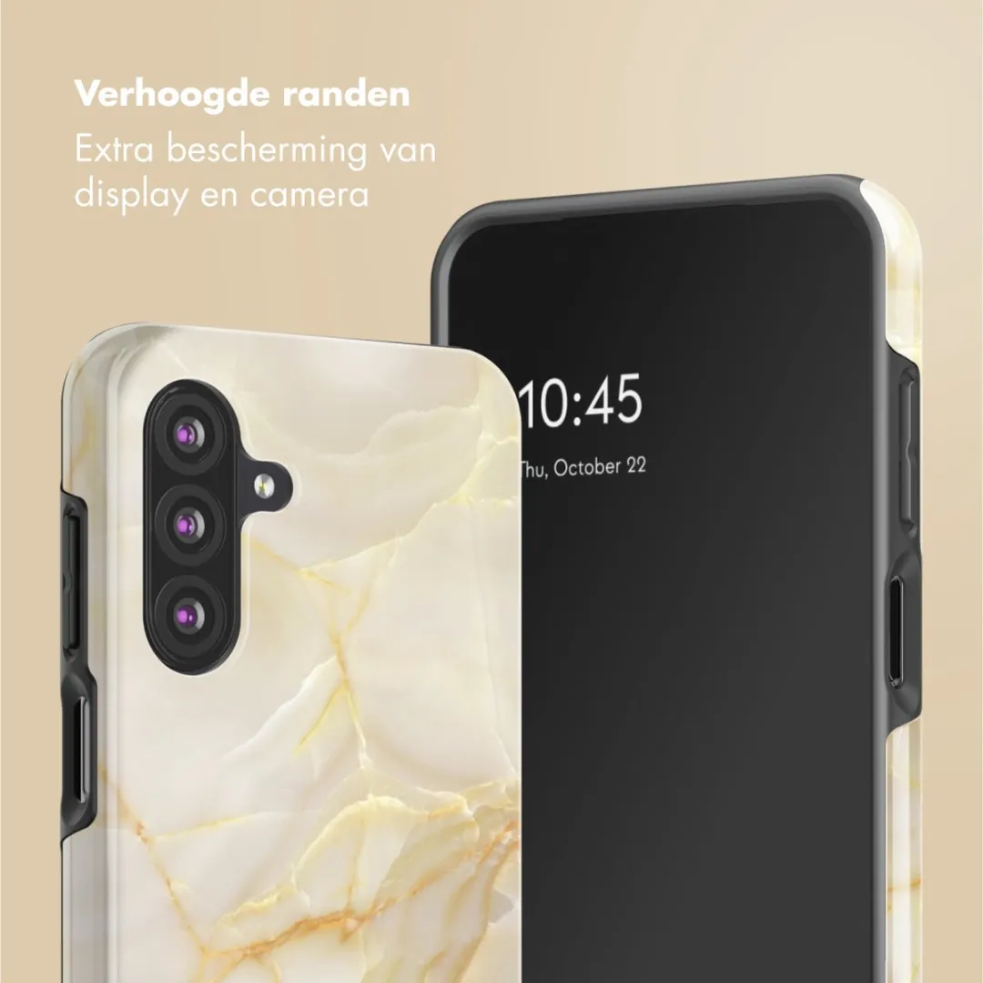 Selencia Hoesje SH00085325 - Samsung Galaxy A26 - Golden Beige Marble