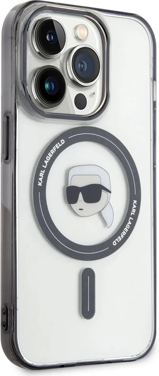 Karl Lagerfeld iPhone 15 Pro Hardcase KLI1552 - Transparant
