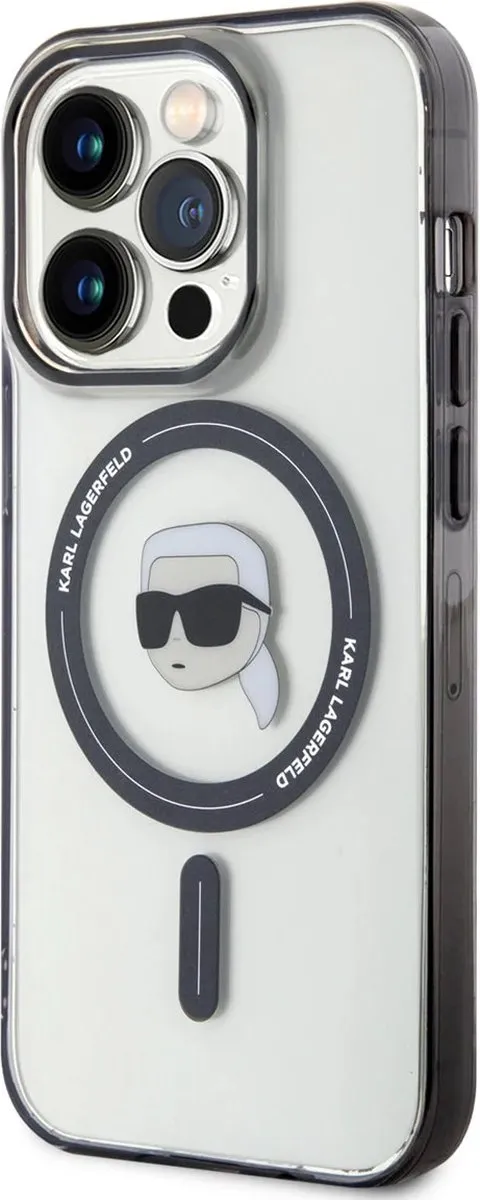 Karl Lagerfeld iPhone 15 Pro Hardcase KLI1552 - Transparant
