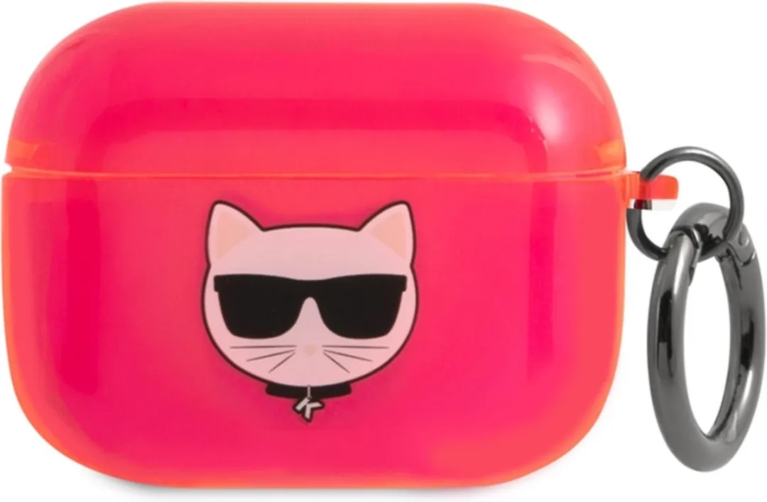Karl Lagerfeld Choupette AirPods Pro Hoesje - Fuchsia - MPN 3666339009328 - afbeelding 6 van 6
