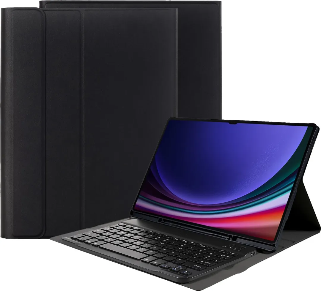 Just in Case Tablethoes met Toetsenbord S10 Ultra/S9 Ultra 14.6" - AZERTY - Zwart